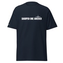Sharpen One Another StewardpreneurSHIP T-Shirt (Navy, Maroon, Gray)