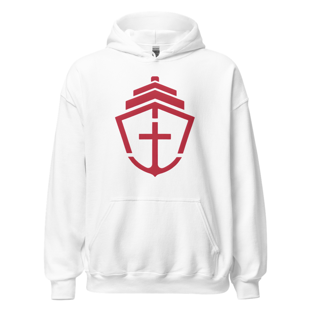 Original StewardpreneurSHIP Hoodie (White, Black & Red)